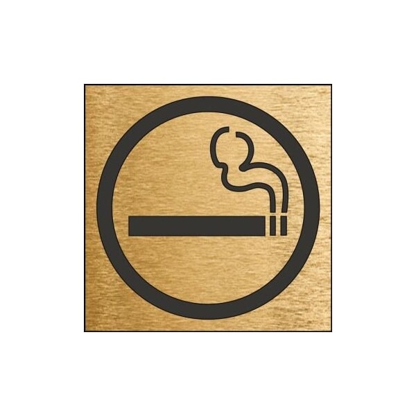 Accuform 3 in W x 3 in H, Engraved Plastic PSG325BA - main